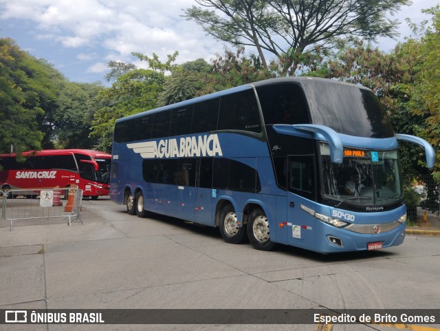 Viação Águia Branca 50430 na cidade de São Paulo, São Paulo, Brasil, por Espedito de Brito Gomes. Número da foto: #9839129.