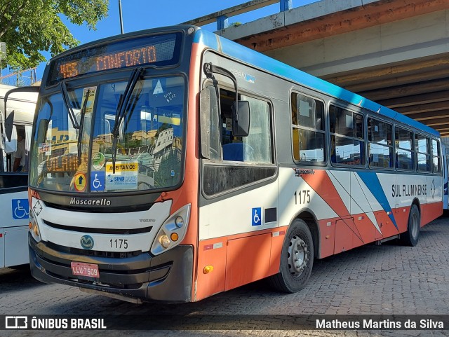 Viação Sul Fluminense 1175 na cidade de Volta Redonda, Rio de Janeiro, Brasil, por Matheus Martins da Silva. ID da foto: 9839487.