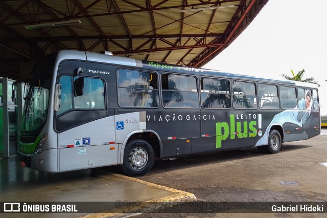 Viação Garcia 8905 na cidade de Londrina, Paraná, Brasil, por Gabriel Hideki. ID da foto: 9842905.