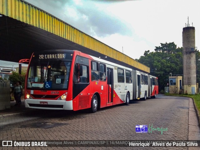 Itajaí Transportes Coletivos 2974 na cidade de Campinas, São Paulo, Brasil, por Henrique Alves de Paula Silva. Número da foto: #9843682.