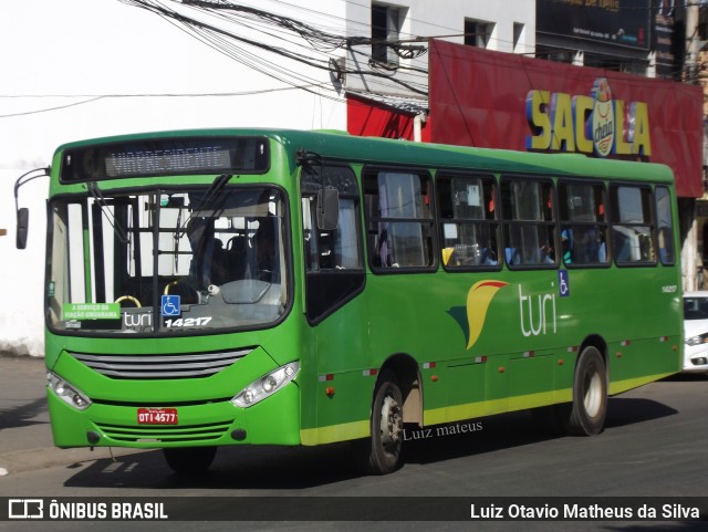 Turi Transportes - Sete Lagoas 14217 na cidade de Matozinhos, Minas Gerais, Brasil, por Luiz Otavio Matheus da Silva. Número da foto: #9843019.