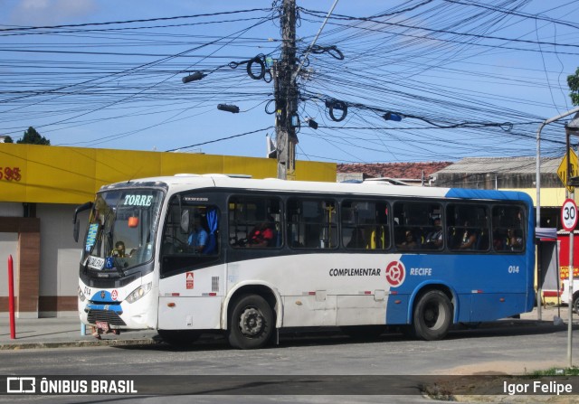 Sistema Complementar de Recife 014 na cidade de Recife, Pernambuco, Brasil, por Igor Felipe. ID da foto: 9842650.