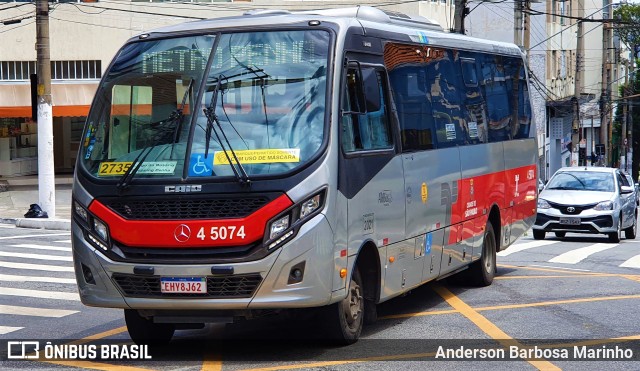 Allibus Transportes 4 5074 na cidade de São Paulo, São Paulo, Brasil, por Anderson Barbosa Marinho. ID da foto: 9843415.