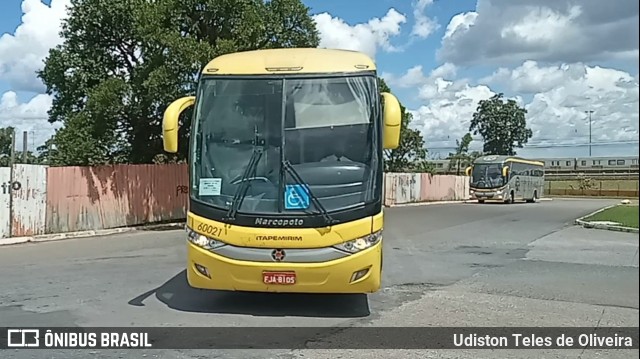 Viação Itapemirim 60021 na cidade de Brasília, Distrito Federal, Brasil, por Udiston Teles de Oliveira. ID da foto: 9841323.