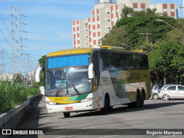 Empresa Gontijo de Transportes 14800 na cidade de São José dos Campos, São Paulo, Brasil, por Rogerio Marques. ID da foto: 9843261.