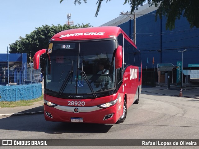 Viação Santa Cruz 28920 na cidade de São Paulo, São Paulo, Brasil, por Rafael Lopes de Oliveira. Número da foto: #9793979.
