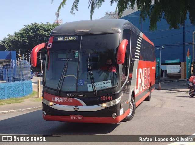 Lirabus 12141 na cidade de São Paulo, São Paulo, Brasil, por Rafael Lopes de Oliveira. ID da foto: 9793928.