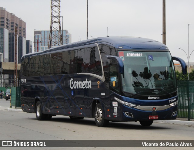 Viação Cometa 719613 na cidade de São Paulo, São Paulo, Brasil, por Vicente de Paulo Alves. ID da foto: 9796035.