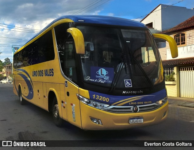 Viação Lírio dos Vales 13200 na cidade de Piúma, Espírito Santo, Brasil, por Everton Costa Goltara. Número da foto: #9794871.