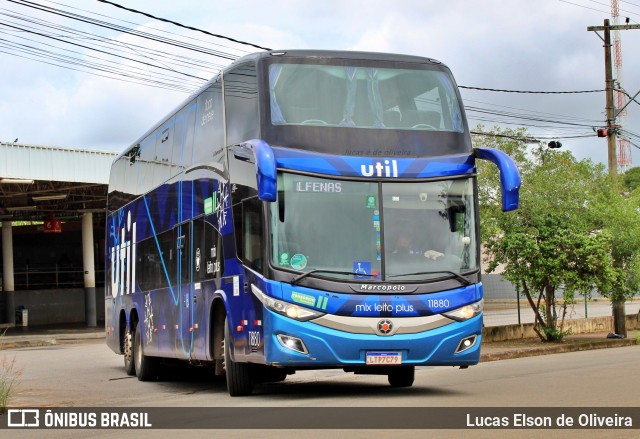 UTIL - União Transporte Interestadual de Luxo 11880 na cidade de Alfenas, Minas Gerais, Brasil, por Lucas Elson de Oliveira. Número da foto: #9795005.