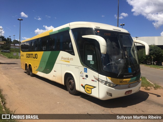 Empresa Gontijo de Transportes 18715 na cidade de Anápolis, Goiás, Brasil, por Sullyvan Martins Ribeiro. Número da foto: #9795305.