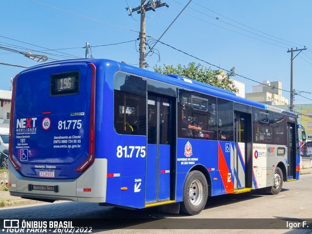 Next Mobilidade - ABC Sistema de Transporte 81.775 na cidade de Santo André, São Paulo, Brasil, por Igor F.. ID da foto: 9794095.