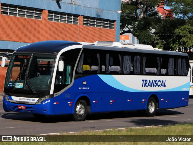 Transcal Sul Transportes Coletivos 24847 na cidade de Porto Alegre, Rio Grande do Sul, Brasil, por João Victor. ID da foto: 9795488.