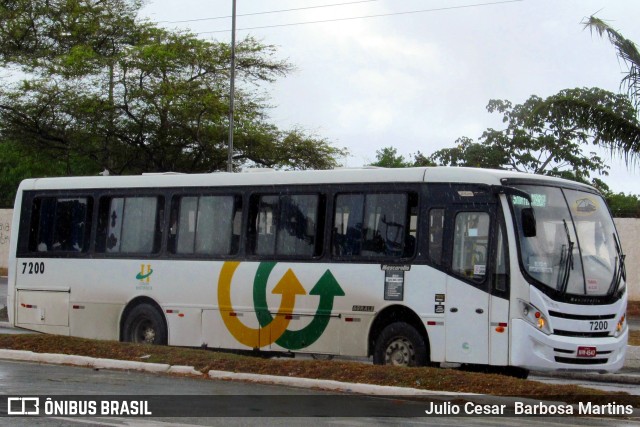 Auto Viação Cidade Histórica 7200 na cidade de Aracaju, Sergipe, Brasil, por Julio Cesar  Barbosa Martins. ID da foto: 9793810.