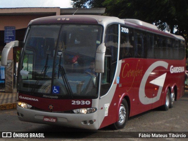 Expresso Gardenia 2930 na cidade de Três Corações, Minas Gerais, Brasil, por Fábio Mateus Tibúrcio. Número da foto: #9794141.