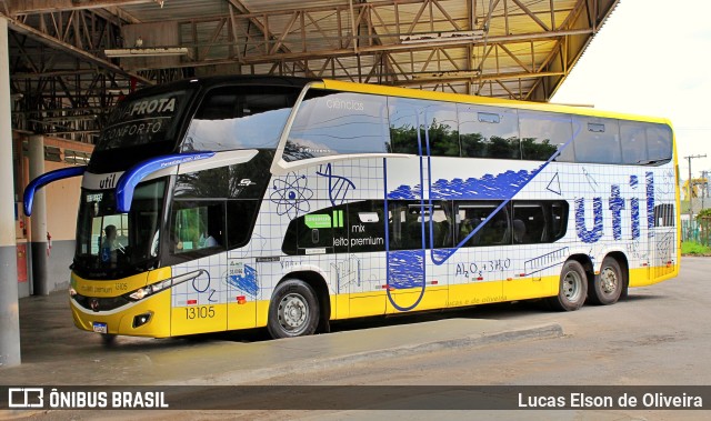 UTIL - União Transporte Interestadual de Luxo 13105 na cidade de Alfenas, Minas Gerais, Brasil, por Lucas Elson de Oliveira. Número da foto: #9795025.