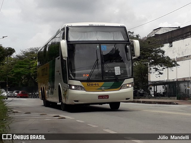 Empresa Gontijo de Transportes 12845 na cidade de Belo Horizonte, Minas Gerais, Brasil, por Júlio  Mandelli. ID da foto: 9794166.