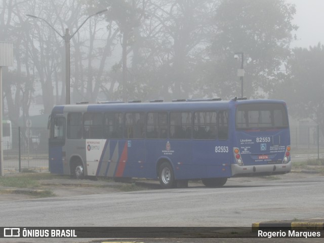 Litorânea Transportes Coletivos 82.553 na cidade de São José dos Campos, São Paulo, Brasil, por Rogerio Marques. ID da foto: 9845774.