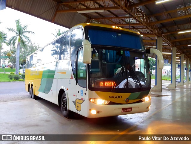 Empresa Gontijo de Transportes 14680 na cidade de São Sebastião do Paraíso, Minas Gerais, Brasil, por Paulo Vitor De Azevedo. ID da foto: 9845800.