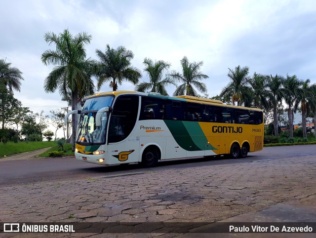 Empresa Gontijo de Transportes 14680 na cidade de São Sebastião do Paraíso, Minas Gerais, Brasil, por Paulo Vitor De Azevedo. Número da foto: #9845813.