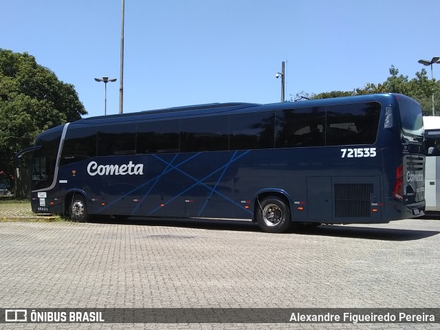 Viação Cometa 721535 na cidade de São Paulo, São Paulo, Brasil, por Alexandre Figueiredo Pereira. ID da foto: 9846579.