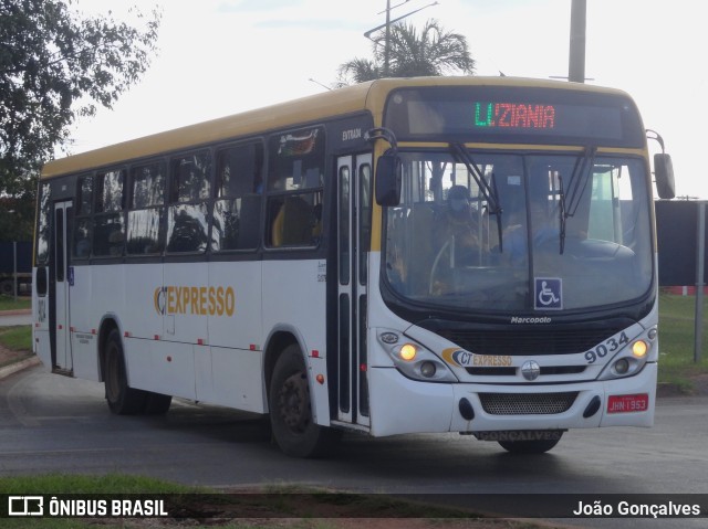 CT Expresso 9034 na cidade de Luziânia, Goiás, Brasil, por João Gonçalves. ID da foto: 9846407.