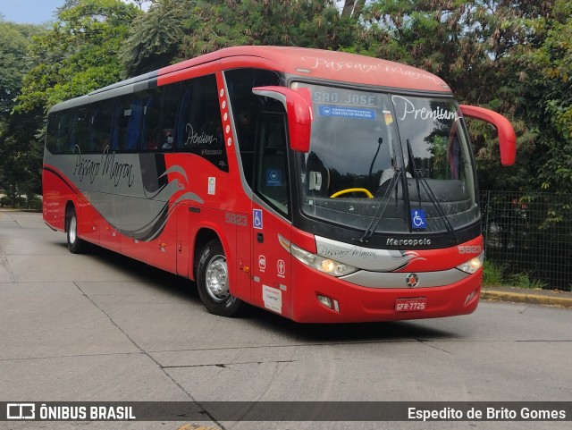 Empresa de Ônibus Pássaro Marron 5823 na cidade de São Paulo, São Paulo, Brasil, por Espedito de Brito Gomes. Número da foto: #9845762.