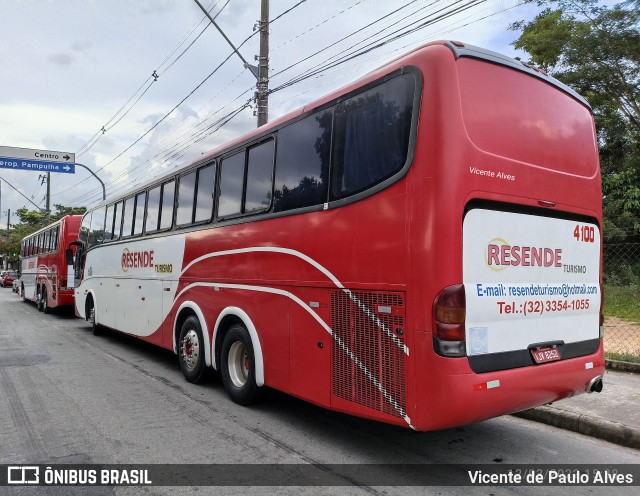 Resende Turismo 4100 na cidade de Belo Horizonte, Minas Gerais, Brasil, por Vicente de Paulo Alves. ID da foto: 9844008.