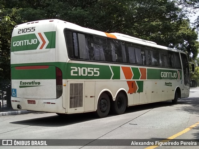 Empresa Gontijo de Transportes 21055 na cidade de São Paulo, São Paulo, Brasil, por Alexandre Figueiredo Pereira. ID da foto: 9846672.