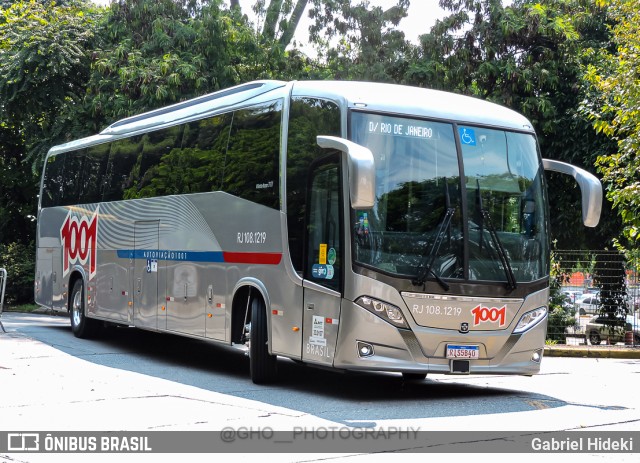 Auto Viação 1001 RJ 108.1219 na cidade de São Paulo, São Paulo, Brasil, por Gabriel Hideki. Número da foto: #9846220.