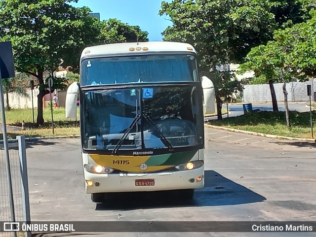 Empresa Gontijo de Transportes 14115 na cidade de Montes Claros, Minas Gerais, Brasil, por Cristiano Martins. ID da foto: 9846968.