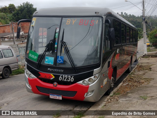 By Bus Transportes Ltda 61236 na cidade de Franco da Rocha, São Paulo, Brasil, por Espedito de Brito Gomes. Número da foto: #9847191.