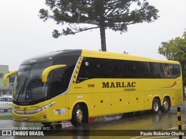 Marlac Turismo 12140 na cidade de Curitiba, Paraná, Brasil, por Paulo Roberto Chulis. Número da foto: #9848567.
