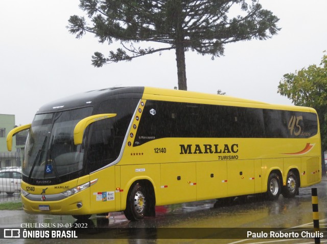 Marlac Turismo 12140 na cidade de Curitiba, Paraná, Brasil, por Paulo Roberto Chulis. ID da foto: 9848567.