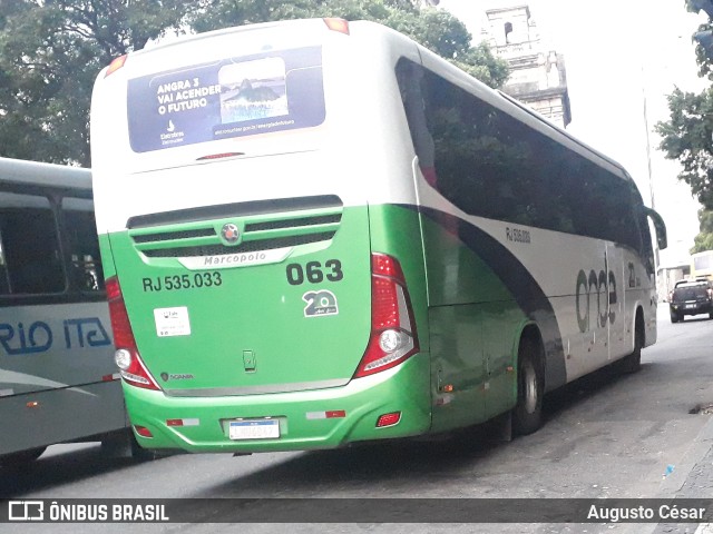 JH de Paula Transporte e Turismo 063 na cidade de Rio de Janeiro, Rio de Janeiro, Brasil, por Augusto César. Número da foto: #9847959.