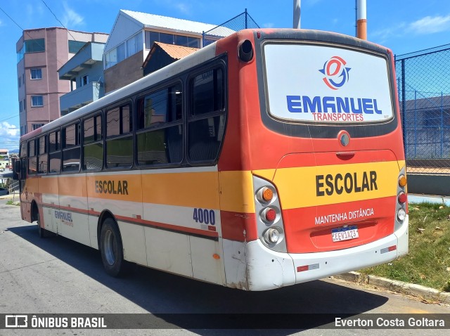 Emanuel Transportes 4000 na cidade de Cariacica, Espírito Santo, Brasil, por Everton Costa Goltara. Número da foto: #9847639.
