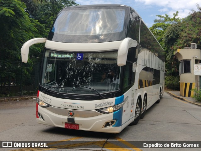 Auto Viação Catarinense 319323 na cidade de São Paulo, São Paulo, Brasil, por Espedito de Brito Gomes. ID da foto: 9849507.