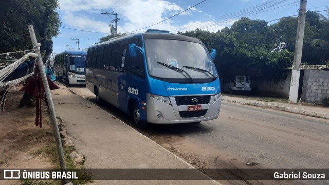 ATT - Atlântico Transportes e Turismo 820 na cidade de Entre Rios, Bahia, Brasil, por Gabriel Souza. ID da foto: 9851096.