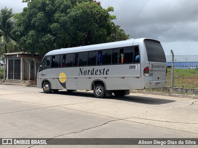Viação Nordeste 2809 na cidade de Natal, Rio Grande do Norte, Brasil, por Alison Diego Dias da Silva. Número da foto: #9849977.