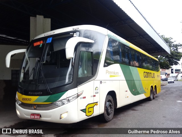 Empresa Gontijo de Transportes 18800 na cidade de Lambari, Minas Gerais, Brasil, por Guilherme Pedroso Alves. Número da foto: #9851186.