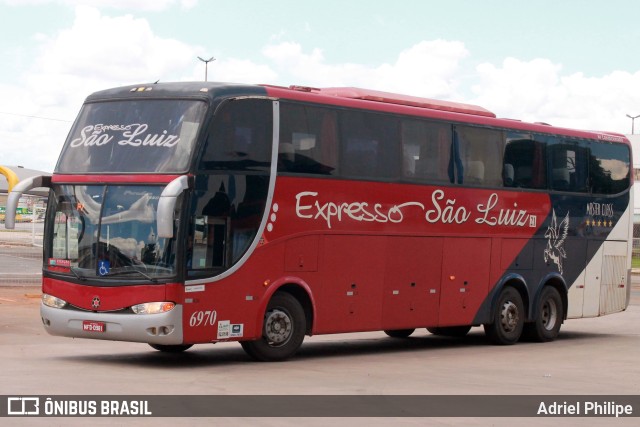 Expresso São Luiz 6970 na cidade de Goiânia, Goiás, Brasil, por Adriel Philipe. ID da foto: 9850729.