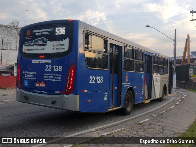 Viação Cidade de Caieiras 22138 na cidade de Franco da Rocha, São Paulo, Brasil, por Espedito de Brito Gomes. Número da foto: #9849488.