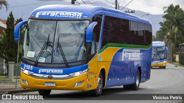 Fergramon Transportes 2105 na cidade de Joinville, Santa Catarina, Brasil, por Vinicius Petris. Número da foto: #9851066.