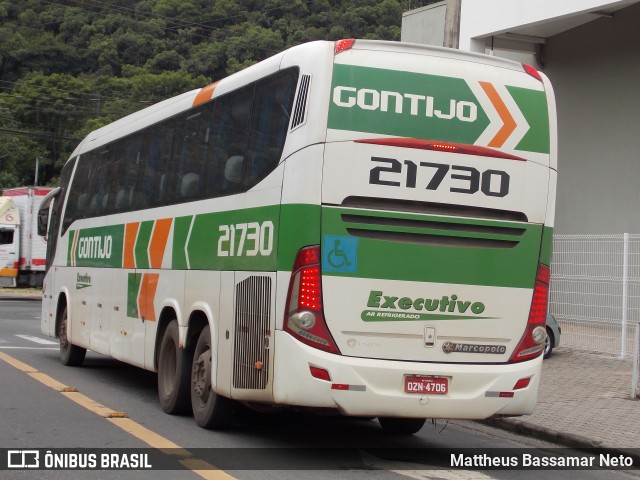 Empresa Gontijo de Transportes 21730 na cidade de Juiz de Fora, Minas Gerais, Brasil, por Mattheus Bassamar Neto. ID da foto: 9853599.