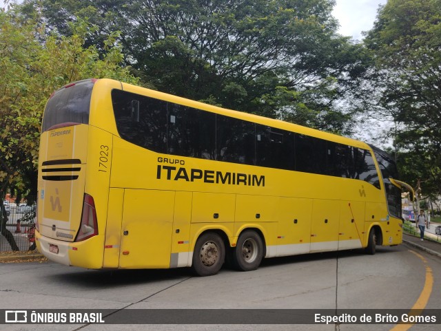 Viação Itapemirim 17023 na cidade de São Paulo, São Paulo, Brasil, por Espedito de Brito Gomes. Número da foto: #9852055.