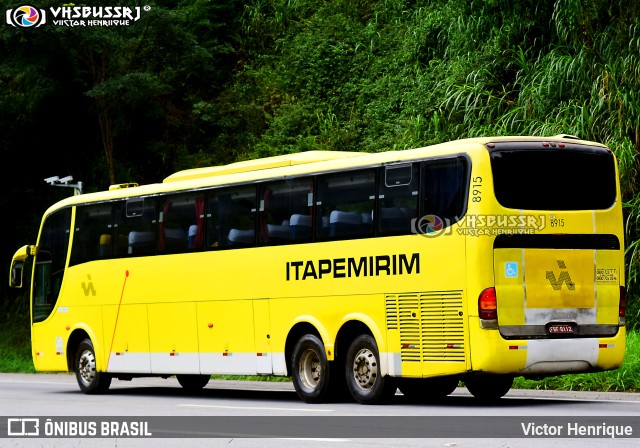Viação Itapemirim 8915 na cidade de Petrópolis, Rio de Janeiro, Brasil, por Victor Henrique. Número da foto: #9853468.