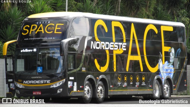 Expresso Nordeste 5531 na cidade de Curitiba, Paraná, Brasil, por Busologia Gabrielística. Número da foto: #9852188.