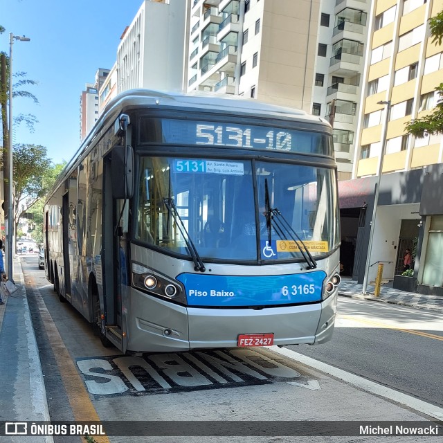 Viação Paratodos > São Jorge > Metropolitana São Paulo > Mobibrasil 6 3165 na cidade de São Paulo, São Paulo, Brasil, por Michel Nowacki. ID da foto: 9852962.