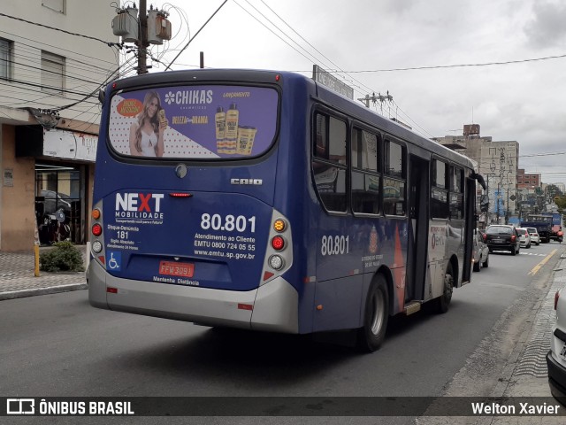 Next Mobilidade - ABC Sistema de Transporte 80.801 na cidade de São Bernardo do Campo, São Paulo, Brasil, por Welton Xavier. Número da foto: #9852045.