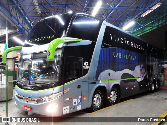 Viação Garcia 8624 na cidade de São Paulo, São Paulo, Brasil, por Paulo Gustavo. Número da foto: #9852813.